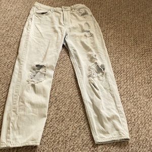 light blue jeans